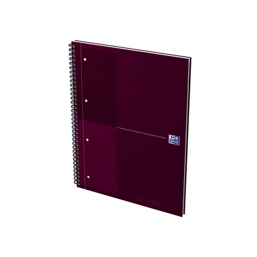 Oxford Hardback Wirebound Notebook 160 Pages Special Edition A4+ Red 400194459-S