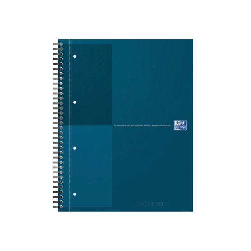 Oxford Hardback Wirebound Notebook 160 Pages Special Edition A4+ Blue (Pack of 5) 400194461 | Hamelin