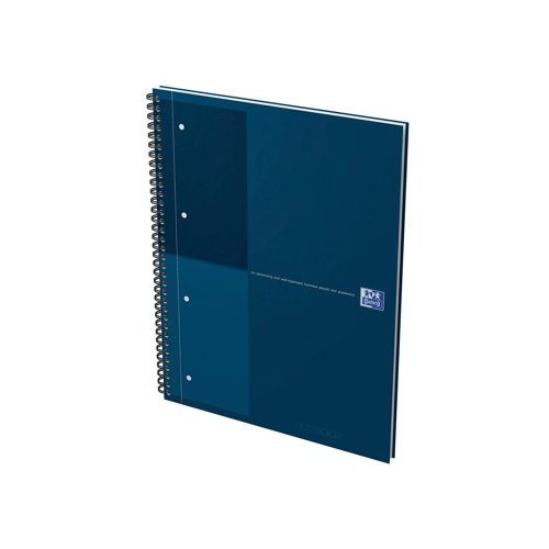 The classic, Special Edition, Oxford hard cover wire bound notebook features smart-ruled pages with a multipurpose header for recording subject or meeting titles and the date as well as double margins for highlighting valuable information. This A4+ notebook contains 160 micro-perforated and pre-punched pages which can easily be removed and filed into a binder at A4 size. Containing smooth white Optik Paper so it can be written on both sides of the page, it is also Scribzee enabled so by using the Oxford Scribzee app, you can scan, save and share your notes. Supplied in blue in a pack of 5.