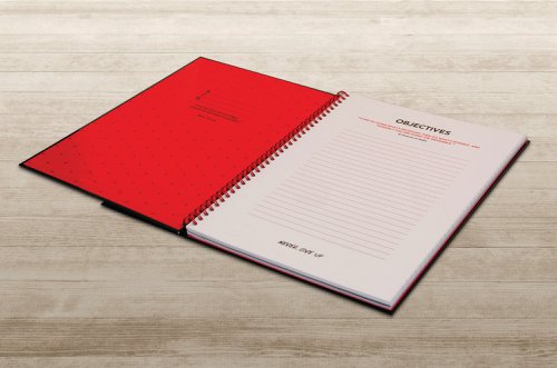 Black n' Red Wirebound Hardback Notebook Ruled 140 Pages A4 (Pack of 5) Plus 2 FOC 400115985 | Hamelin