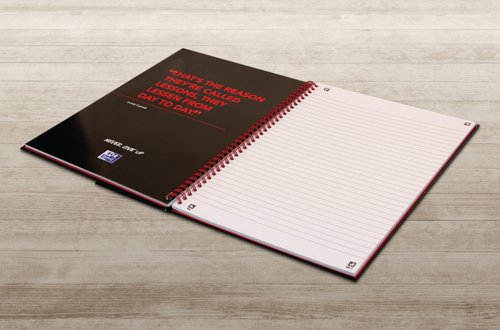 Black n' Red Wirebound Hardback Notebook 140 Pages A4 (Pack of 2) 400155309 | Hamelin