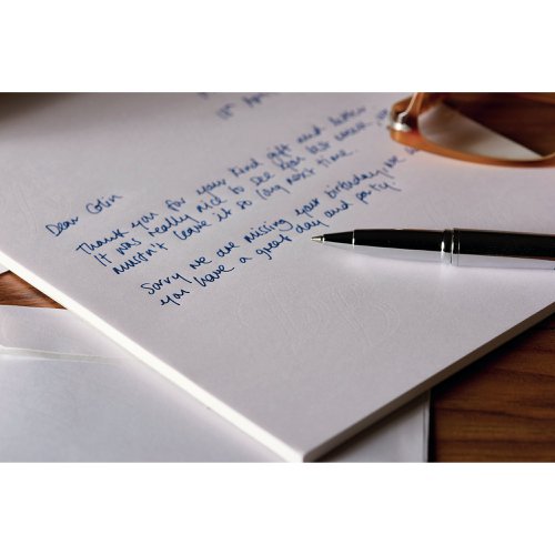 Basildon Bond White Writing Pad 178 x 229mm 40 Sheets (Pack of 10) 100103860 Hand Writing Pads JD90360