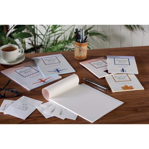 Basildon Bond White Writing Pad 178 x 229mm 40 Sheets (Pack of 10) 100103860 Hand Writing Pads JD90360