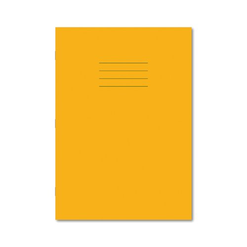 Hamelin Exercise Book 8mm Lined 80 Page A4 Yellow (Pack of 50) 100102311