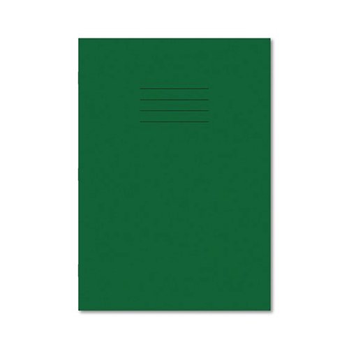 Hamelin Exercise Book 8mm Lined 80 Page A4 Dark Green (Pack of 50) 100101168