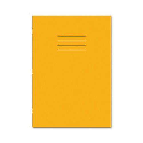 Hamelin Exercise Book 8mm Lined 64 Page A4 Yellow (Pack of 50) 100101153