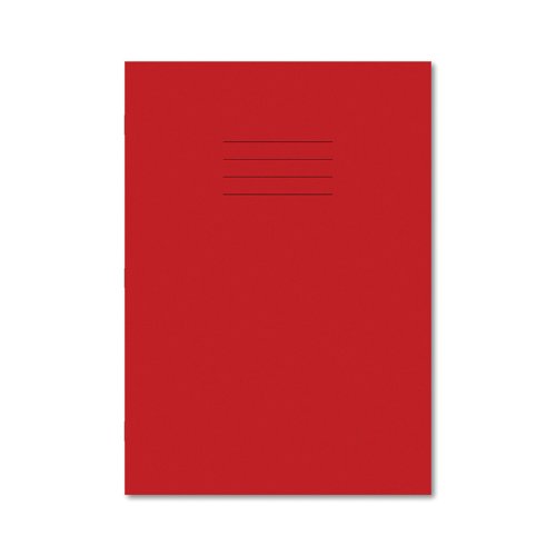 Hamelin Exercise Book 8mm Lined 64 Page A4 Red (Pack of 50) 100102904