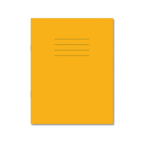 Hamelin Exercise Book 8mm Lined 80 Page 229x178mm Yellow (Pack of 100) 100105431