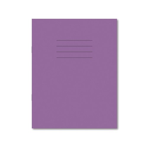 Hamelin Exercise Book 8mm Lined 80 Page 229x178mm Purple (Pack of 100) 100100013