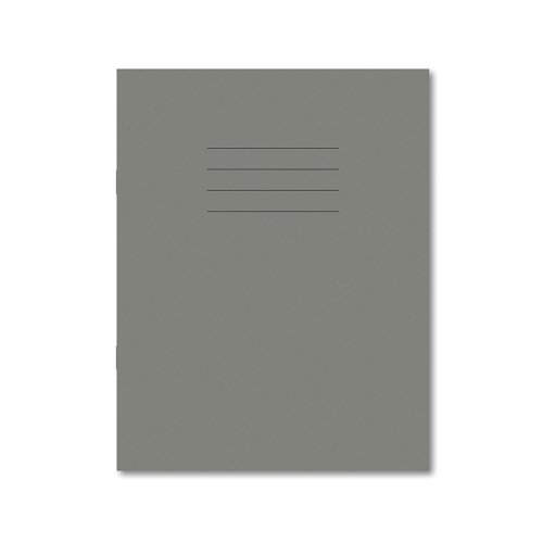 Hamelin Exercise Book 8mm Lined 80 Page 229x178mm Grey (Pack of 100) 100100132