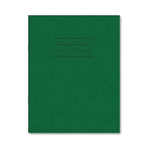 Hamelin Exercise Book 8mm Lined 80 Page 229x178mm Dark Green (Pack of 100) 100101417