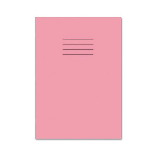 Hamelin Exercise Book 8mm Lined 80 Page A4 Pink (Pack of 50) 100100985