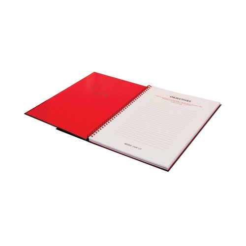 Black n' Red Wirebound Recycled Ruled Hardback Notebook A5 (Pack of 5) 100080113 | Hamelin