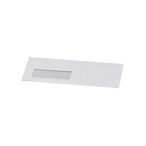 Postmaster DL Envelope 114x235mm Window Gummed 90gsm White (Pack of 500) B29153