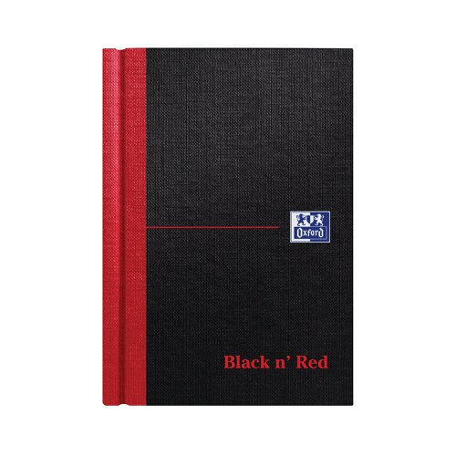 Black n' Red Casebound Hardback Notebook 192 Pages A6 (Pack of 5) 100080429 | Hamelin