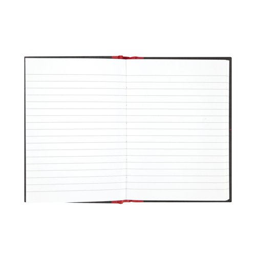 Black n' Red Casebound Hardback Notebook 192 Pages A6 (Pack of 5) 100080429 | Hamelin