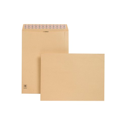 New Guardian Envelope 406x305mm Peel/Seal Manilla (Pack of 125) D23703 Plain Envelopes JDD23703