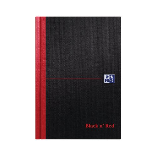 Black n' Red Casebound Hardback Notebook 192 Pages A5 (Pack of 5) 100080459 | Hamelin