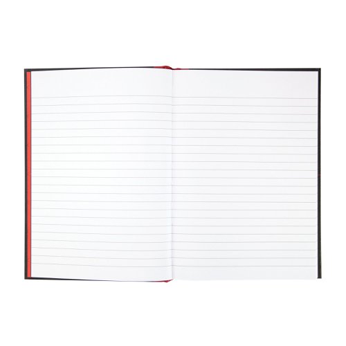 Black n' Red Casebound Hardback Notebook 192 Pages A5 (Pack of 5) 100080459 | Hamelin