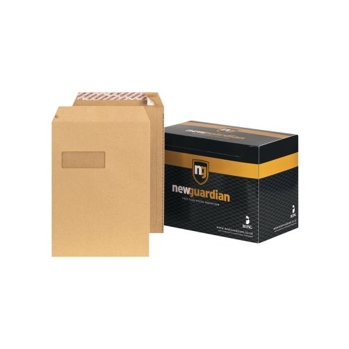 New Guardian C4 Envelope Window Peel/Seal Manilla (Pack of 250) F24203 Window Envelopes JDF24203