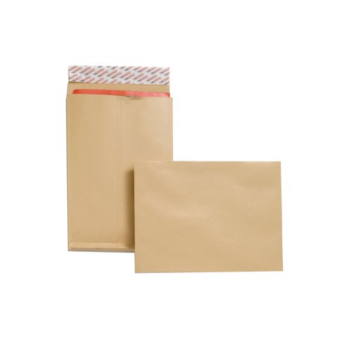 New Guardian C4 Envelopes Gusset Peel/Seal Manilla (Pack of 25) F27666 Plain Envelopes JDF27666