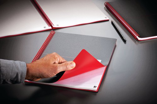 Black n' Red Wirebound Polypropylene Ruled Notebook 140 Pages A6 (Pack of 5) 100080476 | Hamelin