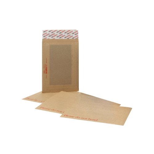 New Guardian C4 Envelopes Board Back Manilla (Pack of 125) H26326 Board Backed Envelopes JDH26326