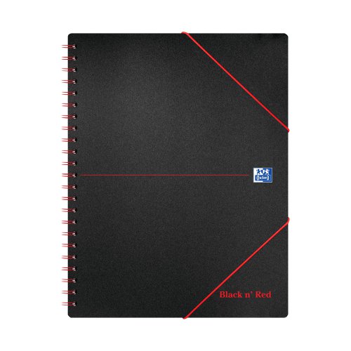 Black n' Red Wirebound Polypropylene Meeting Book 160 Pages A4+ (Pack of 5) 100104323