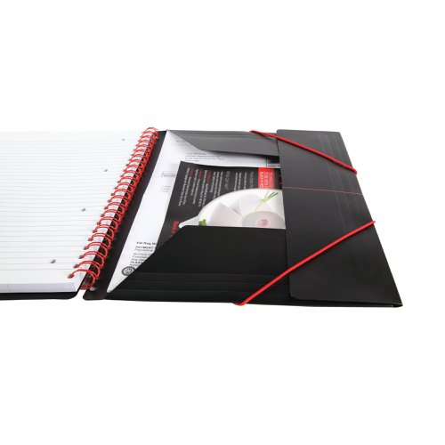 Black n' Red Wirebound Polypropylene Meeting Book 160 Pages A4+ (Pack of 5) 100104323 | Hamelin