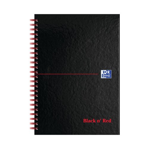 Black n' Red Wirebound A-Z Hardback Notebook A5 (Pack of 5) 100080194 | Hamelin