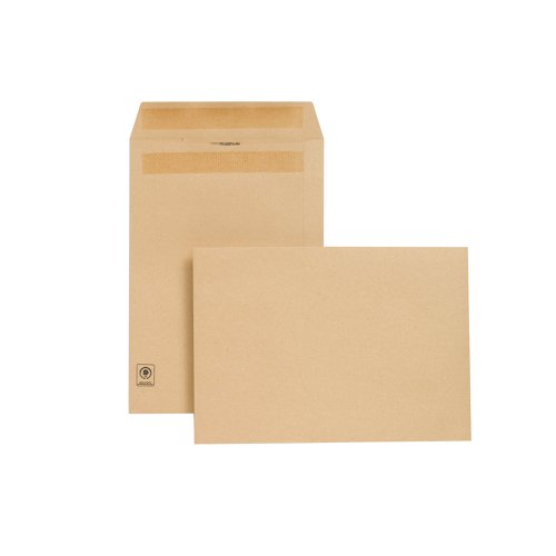 New Guardian C4 Envelope Self Seal 130gsm Manilla (Pack of 250) L26303 Plain Envelopes JDL26303