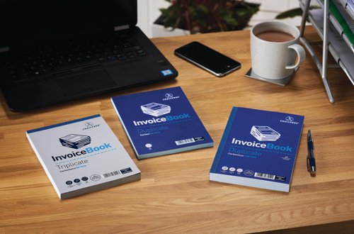 Challenge Duplicate Invoice Book – 100 Sets, 210x130mm, Carbonless Copies – Pack Of 5 Books + FREE Pen