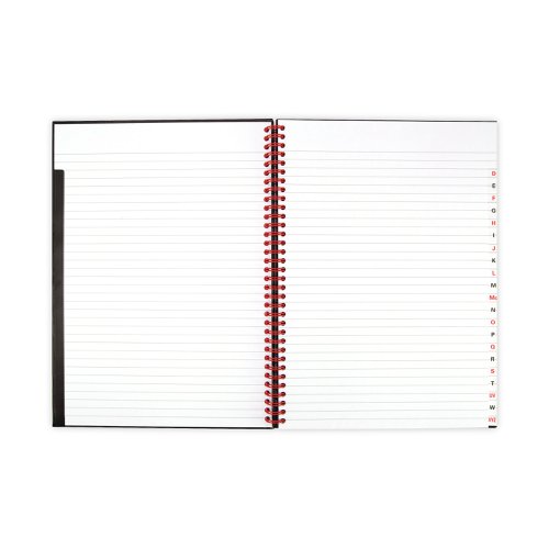 Black n' Red Wirebound A-Z Hardback Notebook A4 (Pack of 5) 100080232 | Hamelin