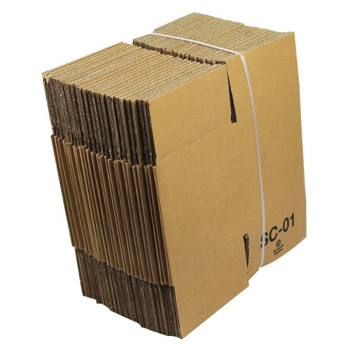 Single Wall Corrugated Dispatch Cartons 127x127x127mm Brown (Pack of 25) SC-01 | Jiffy Packaging