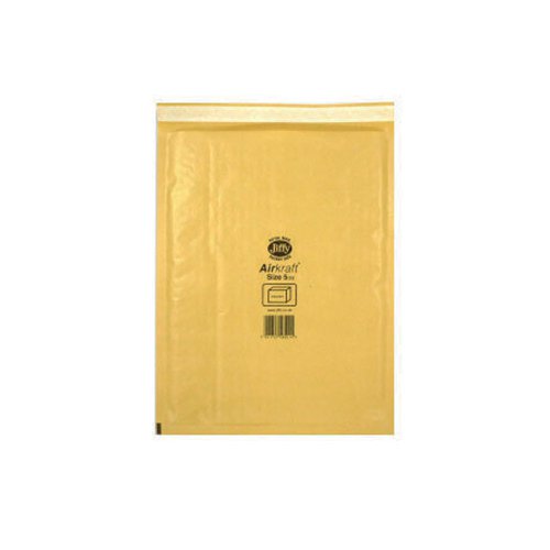 Jiffy AirKraft Bag Size 5 260x345mm Gold GO-5 (Pack of 10) MMUL04605