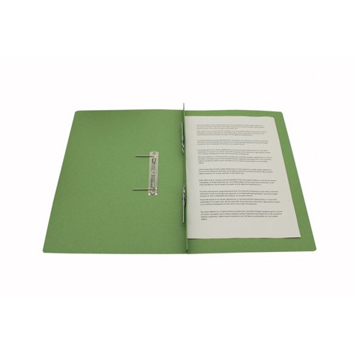 Exacompta Guildhall Transfer File 285gsm Foolscap Green (Pack of 25) 346-GRNZ