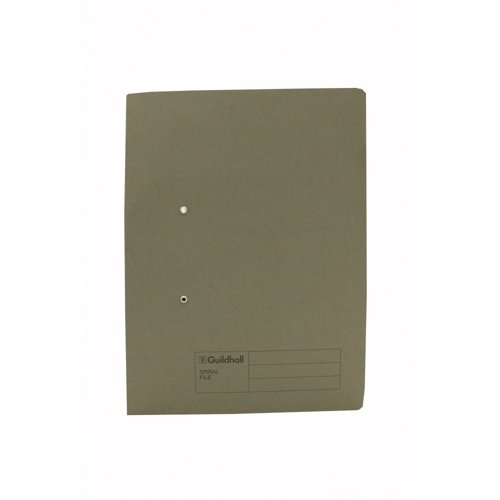 Exacompta Guildhall Transfer File 285gsm Foolscap Grey (Pack of 25) 346-GRYZ