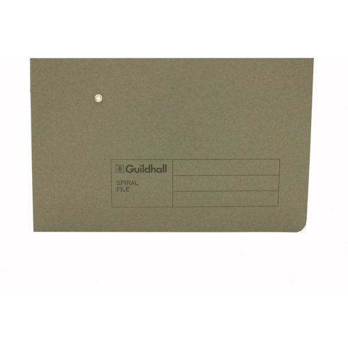 Exacompta Guildhall Transfer File 285gsm Foolscap Grey (Pack of 25) 346-GRYZ