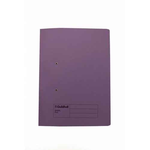 Exacompta Guildhall Transfer File 285gsm Foolscap Mauve (Pack of 25) 346-MVEZ