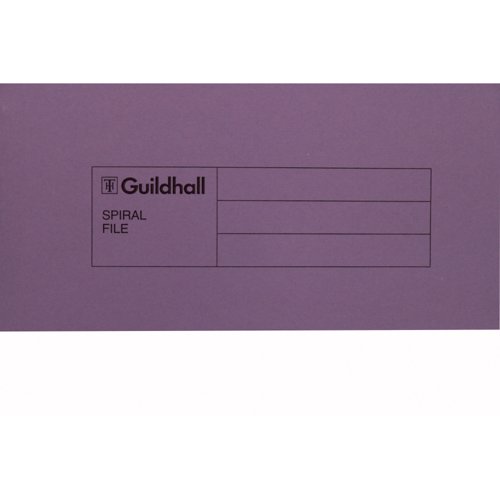Exacompta Guildhall Transfer File 285gsm Foolscap Mauve (Pack of 25) 346-MVEZ