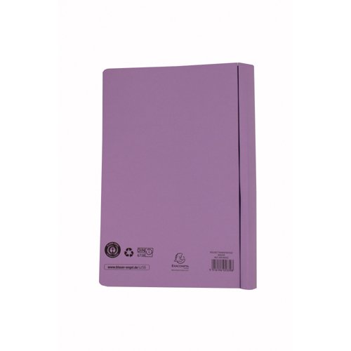 Exacompta Guildhall Transfer Spiral Pocket File 315gsm Foolscap Mauve (Pack of 25) 349-MVEZ