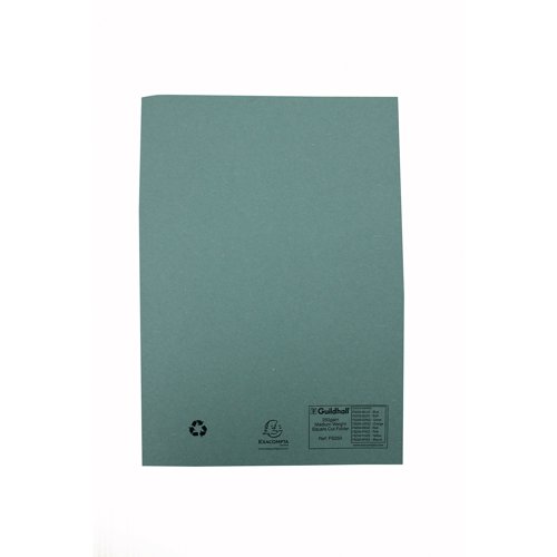 Guildhall Square Cut Folder Mediumweight Foolscap Blue (Pack of 100) FS250-BLUZ