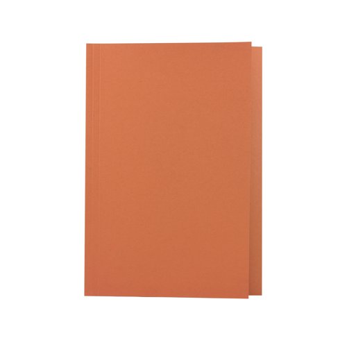 Guildhall Square Cut Folder Mediumweight Foolscap Orange (Pack of 100) FS250-ORGZ