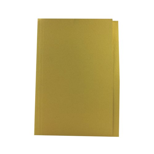 Guildhall Square Cut Folder Mediumweight Foolscap Yellow (Pack of 100) FS250-YLWZ