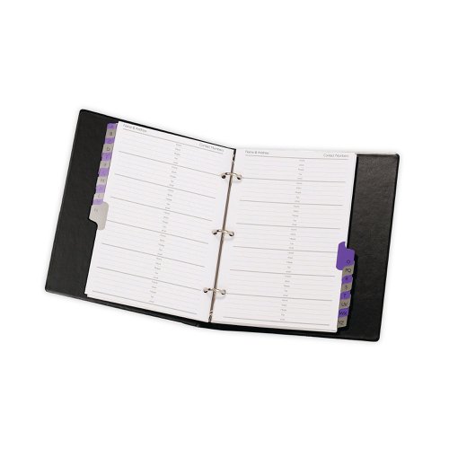 Concord Telephone Address Binder A5 Black 83010/CD6