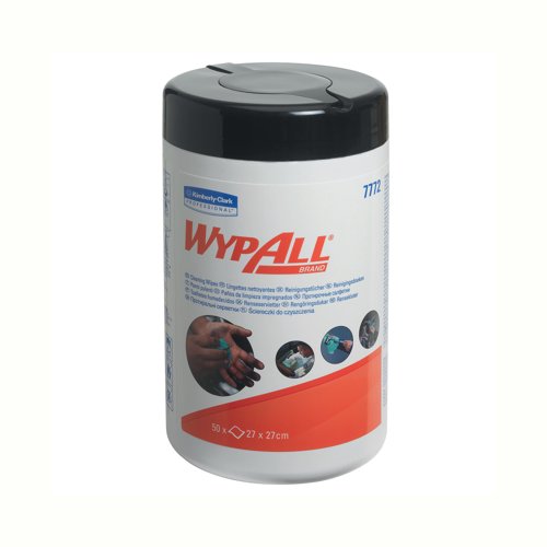 Wypall Cleaning Wipes 50 Sheets 1-Ply Green 7772