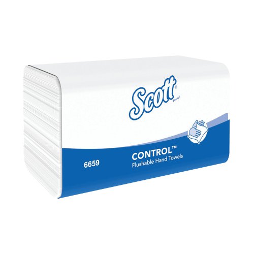 Scott 1-Ply Interfolded Performance Hand Towels 300 Sheets (Pack of 15) 6659