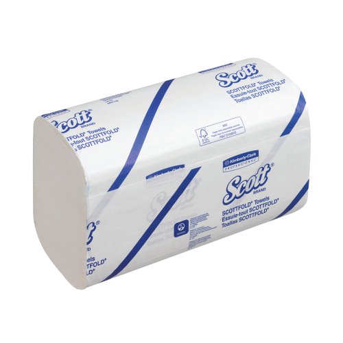 Scott 1-Ply M-Fold Hand Towels 175 Sheets (Pack of 25) 6633