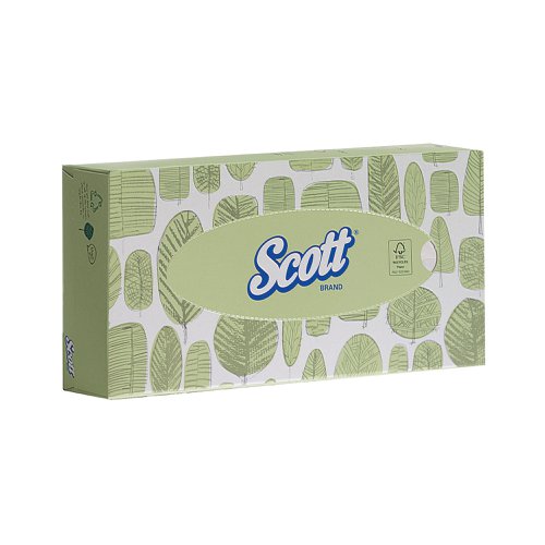 Scott Facial Tissues Box 100 Sheets (Pack of 21) 8837