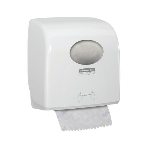 Aquarius Slimroll Rolled Hand Towel Dispenser - White/NEW 7955